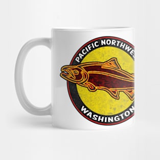 Washington Pacific Northwest Salmon Mug